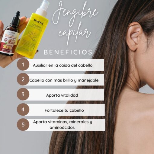 Serum de Jengibre y Spray capilar de Jengibre - Imagen 2
