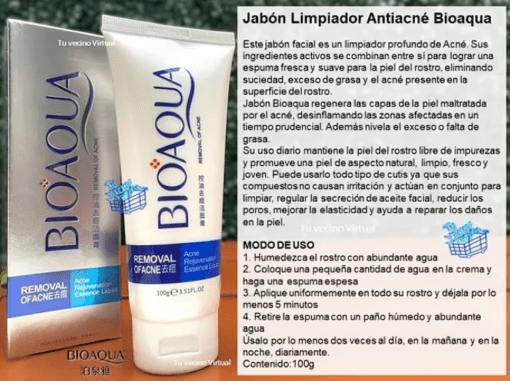Espuma Facial anti Acné 💙 - Imagen 2