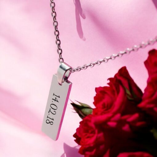 Collar Placa Vertical Personalizado✨ - Imagen 3
