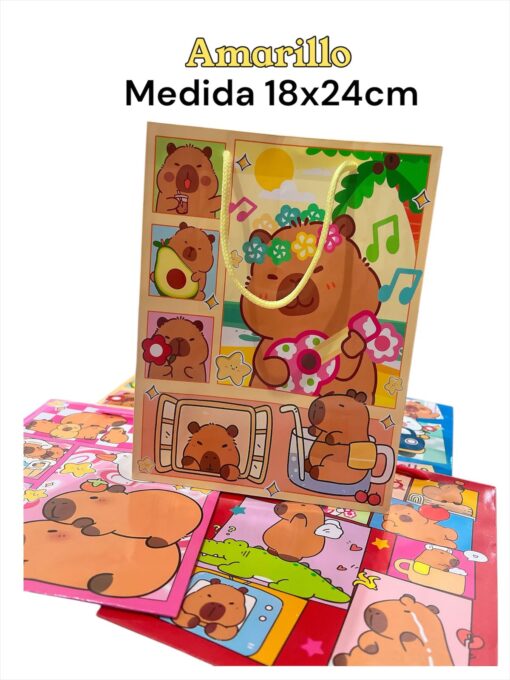Bolsa de regalo Capibara tamaño chica 🛍 - Imagen 2