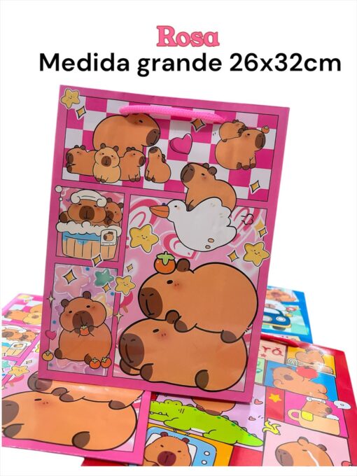 Bolsa de regalo Capibara 🛍 tamaño GRANDE - Imagen 5