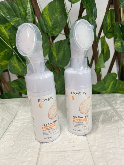 ESPUMAS CON CEPILLO EXFOLIANTE DE ARROZ Bioaqua - Imagen 4
