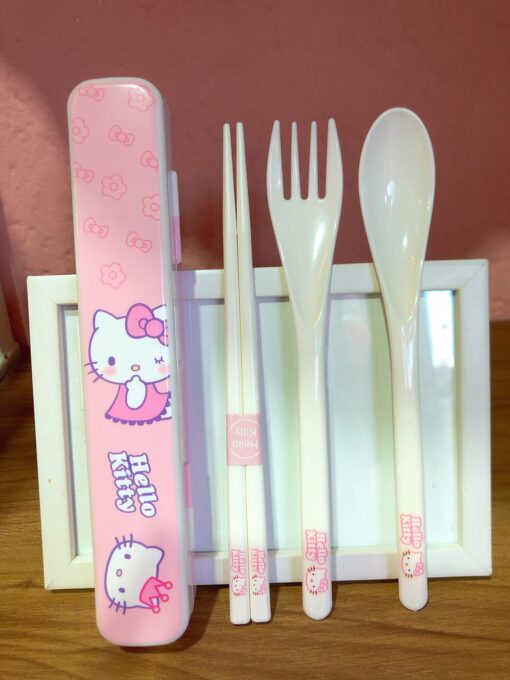 SET CUBIERTOS HELLO KITTY - Imagen 2