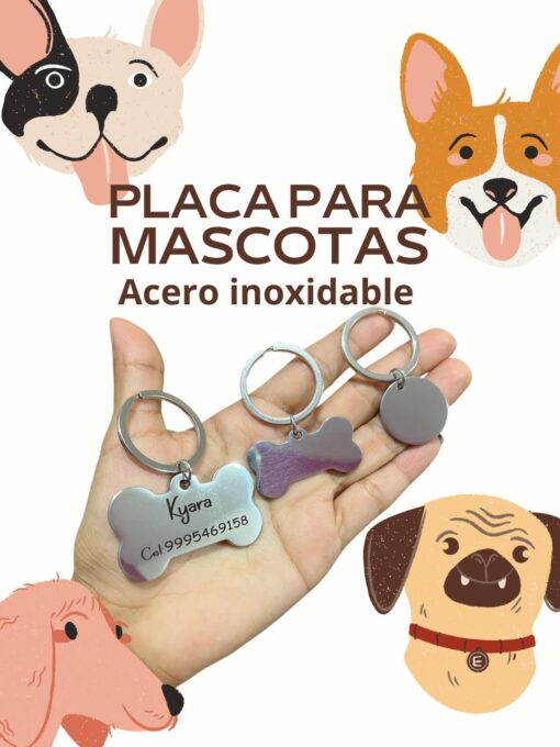 Placa Para Mascota🐕‍🦺🐶