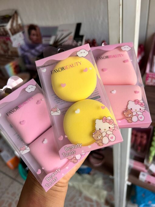 Esponja puff kitty