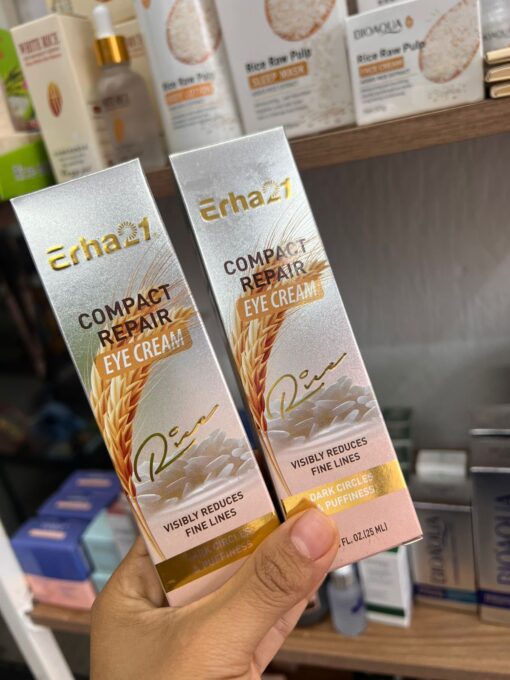Crema contorno   ojos arroz