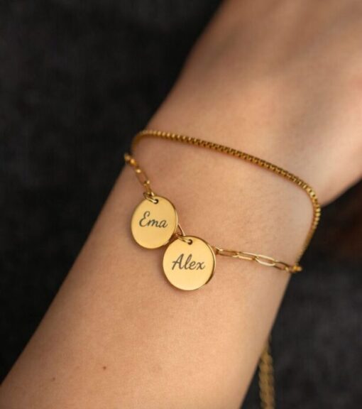 Pulsera  dijes con nombre - Imagen 2